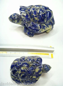 SODALITH SCHILDKRÖTE natur blau - Tier Hartstein - Mineralaufsatz - Bild 1 von 1