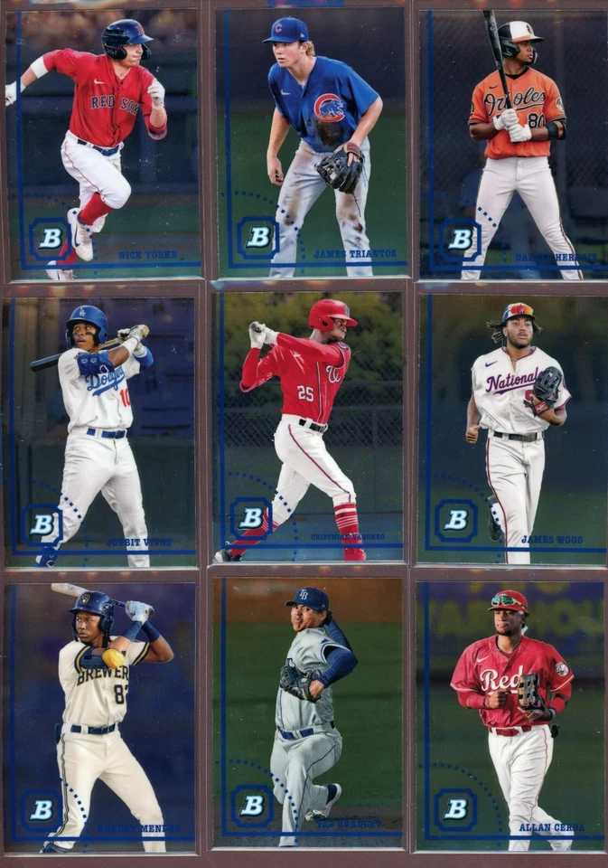 2022 Bowman Heritage Inserts Chrome Prospects - Complete Your Set - You Pick - Image 1 of 1