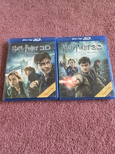Harry Potter And The Deathly Hallows Blu-Ray 3D Part 1 & 2 - Picture 1 of 7