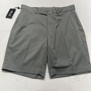 Neu mit Etikett Polo Ralph Lauren Performance Herrenshorts 32 maßgeschneiderte Passform marineblau grau 9" Schrittlänge - Bild 1 von 12