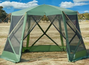 Pop up Screen House Tent for Camping 11.5 x 9.8 ft, Instant Screened Gazebo C... - Picture 1 of 7
