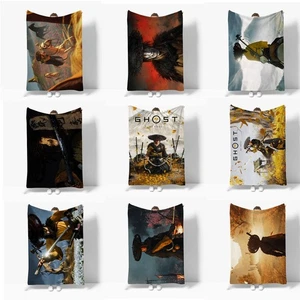 Cosplay Ghost of Yotei 3D Fleece Blankets Warm Large Soft Throws Xmas Gifts - Picture 1 of 38