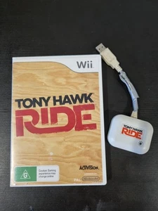 Tony Hawk Ride Nintendo Wii Game & Dongle Adapter for Skateboard - Picture 1 of 4
