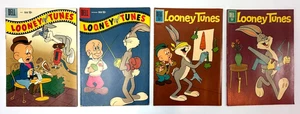 4 Vintage Looney Tunes Dell Comics Bugs Bunny Porky Pig Ende 1950er-Anfang 1960er - Bild 1 von 17
