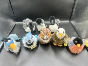 Lot of 8 Wild Republic K&M Audubon Birds Plush Stuffed Toy Lot - MOST WORK - Picture 1 of 8