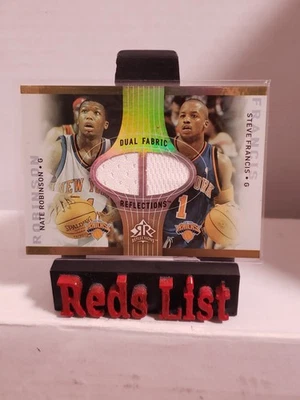 2006-07 Upper Deck Reflections 双球衣 26/100 Nate Robinson / Steve Francis  — 第 1/4 张图片