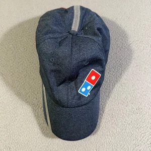 Domino's Pizza Hat Ballcap Baseball Cap Blue Strapback Employee Uniform - Picture 1 of 7