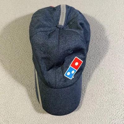 Gorra de béisbol Domino's Pizza gorra azul con tirantes uniforme de empleado Foto 1 de 4