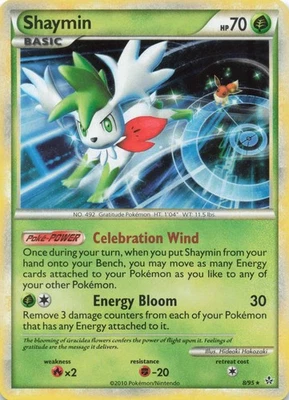 Shaymin 8/95 Unleashed Holo Rare - Image 1 of 2