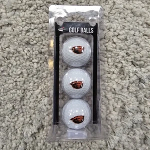 New NCAA Oregon State Beavers Regulation Golf Balls 3-Pack Team Golf Collegiate - Picture 1 of 3