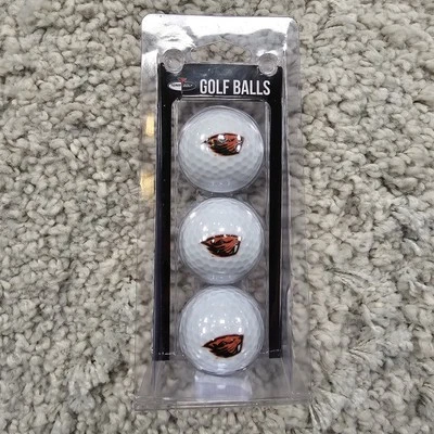 New NCAA Oregon State Beavers Regulation Golf Balls 3-Pack Team Golf Collegiate  - Image 1 of 3