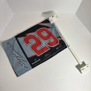 Kevin Harvick #29 Flag Attach to Car Window Or Wall NASCAR 17x12x19 2003 NEW J8 - Picture 1 of 12