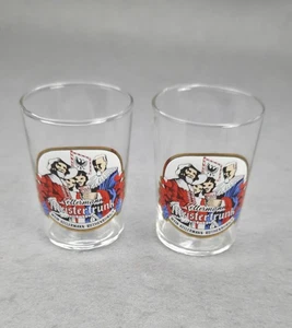 2 Kellermanns Meistertrunk Festival Rothenburg Germany Beer Snit Whiskey Glasses - Picture 1 of 13