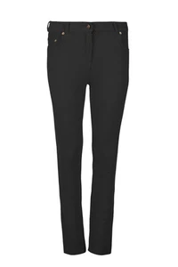 Damen Frauen Skinny Fit Reißverschluss Leggings Stretch Hose Denim Jeans Jeggings - Bild 1 von 43