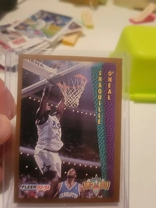 Fleer Shaquille O'Neal Slam Dunk #298 RC 1992-93 - Orlando Magic - Imagen 1 de 6
