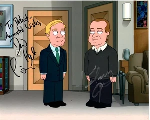 KELSEY GRAMMER und DAVID HYDE PIERCE signiertes 8x10 FAMILIENMANN Foto - an Patrick - Bild 1 von 1