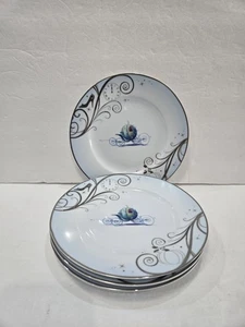 Zrike 4er Set Disney Cinderella Prinzessin Salatteller Silberrand 8" - Bild 1 von 4