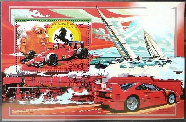 Comoros S. Sheet - Ferrari Cars_1988 - технический директор. - Изображение 1 из 1
