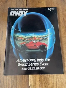 1987 Meadowlands Indy World Series Event Cart/Indycar Racing Program - Picture 1 of 3