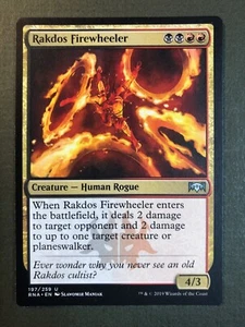 MTG Rakdos Firewheeler Ravnica Allegiance 197/259 Regular Uncommon NM - Picture 1 of 4