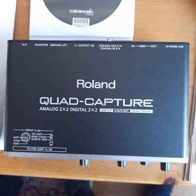 Roland Quad-Capture EX USB Audio Interface - wie neu - Bild 1 von 4