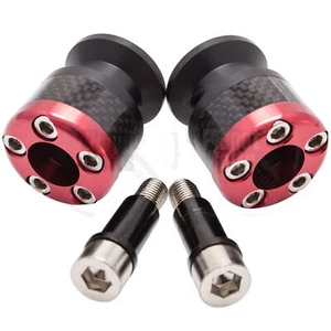 Carretes de soporte de brazo oscilante Luxor rojos para soporte deslizante CNC Kawasaki Ninja ZX 6R de 10 mm - Imagen 1 de 2