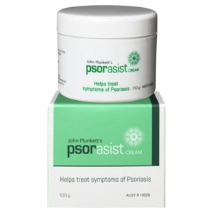 John Plunkett's Psor-Asist Cream 100g Treat Symptoms of Psoriasis Itching - Picture 1 of 5