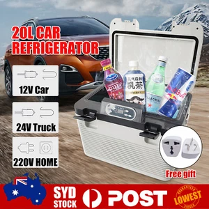 AU 20L Portable Fridge Freezer Cooler Camping Car Home Boat Caravan 12/24/240V - Picture 1 of 12