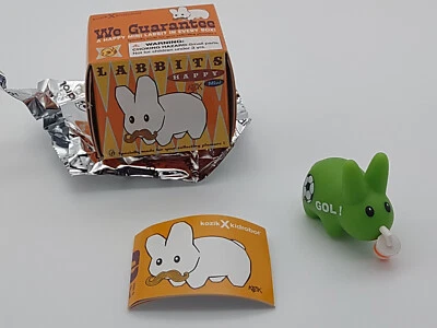Kidrobot Happy Labbit Green Soccer Soda 1.3" Vinyl Figure Mini Series Football - Image 1 of 4