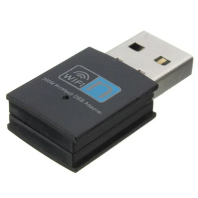 Mini Wireless USB 300Mbps Wifi Adapter LAN Antenna Network Adapter 802.11n/g/b - Bild 1 von 4