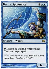 MTG: Daring Apprentice [Moderately Played] 8th Edition Magic the Gathering CCG T
