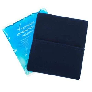 10 Stück 13 cm x 14 cm Kalt-Warm Kompresse + 5 Premium Vlieshüllen - Bild 1 von 1