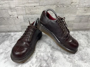 Zapatos Dr. Martens Oxford Mujer 7M Celia Cuero Marrón Con Cordones Trabajo Carrera Derby - Imagen 1 de 19