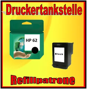 Refill Cartridge HP 62 Envy 5540 5541 5542 5544 5545 5547 5548 5640 5642 5643 - Picture 1 of 3