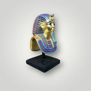 Re Tutankhamon replica egizia maschera mitologia egizia re statua altare - Foto 1 di 10