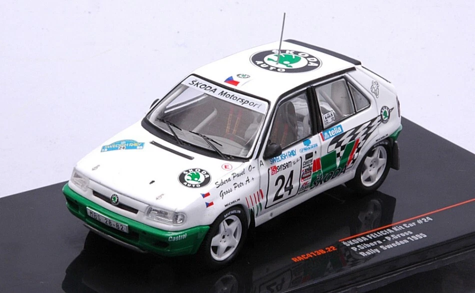 Ixo Model SKODA FELICIA KIT CAR N.24 RALLY SWEDEN 1995 SIBERA/GROSS 1:43 - Immagine 1 di 1