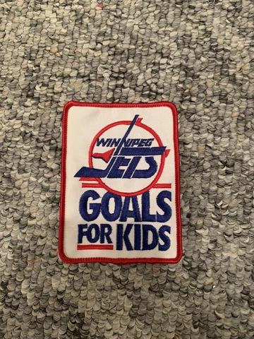 Winnipeg Jets Goal For Kids Patch Authentic Original Jersey NHL Cover