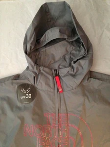 The North Face Flurry Wind Girls Lightweight Hooded Jacket Grey Size Youth XL 18 - Picture 1 of 12