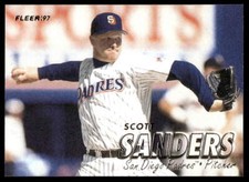 1997 Fleer 469 Scott Sanders   San Diego Padres  Baseball Card