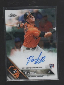 DARIEL ALVAREZ 2016 TOPPS CHROME ROOKIE CARD AUTO #RA-DA - Picture 1 of 1