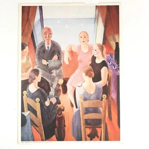 Stampa Illustrazione del dipinto - Lo straniero - di Felice Casorati - Imagen 1 de 3