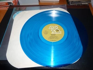 VINYLE LP 33 TOURS "ELVIS PRESLEY RECONSIDER BABY - SINGS THE BLUES" blue disc - Picture 1 of 3