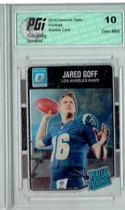 Jared Goff 2016 Donruss Optic #172 Rookie Card PGI 10 - Picture 1 of 1