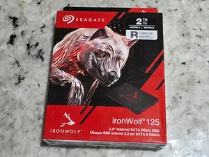Seagate IronWolf 125 SSD 2TB SATA 6Gb/s NAS Internal SSD | Sealed, New - Picture 1 of 10