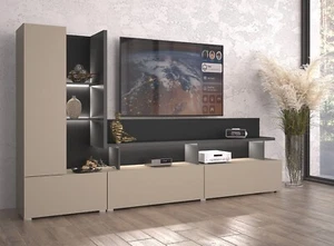 Wohnwand SERIO - 09 Schrankwand 270x162x40 cm Mediawand Anbauwand - Bild 1 von 6