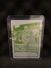 Tee Higgins Donruss Panini Rated Rookie Canvas Yellow printing plate Bengals 1/1