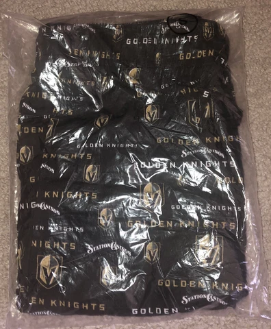 VGK Vegas Golden Knights NHL Station Casinos Adult Pajama Pants Size Small Cover