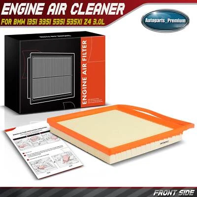 Filtro de aire del motor para BMW E87 135i E90 335i 335is F10 535i E60 535xi E89 Z4 3,0 L Foto 1 de 4