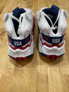 UNRELEASED Adidas SM Exhibit A Team USA Blue Red White HR0033 SZ 11.5 VERY RARE - Picture 1 of 5