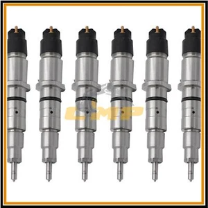 6PCS Fuel Injectors 0445120304 5283275 For Cummins ISLE8.9 Eu3 ISLe Engine - Foto 1 di 8
